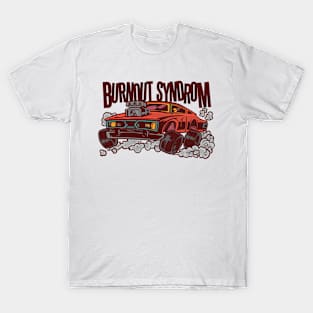 Cool Muscle Car Burnout T-Shirt